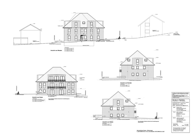 Neubau Mehrfamilienhaus Mettingen
